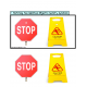 Safety Signs and Symbols MATCHING TWO IDENTICAL OBJECTS Teaching Task Cards 